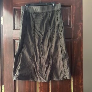 XCVI Black Midi Skirt